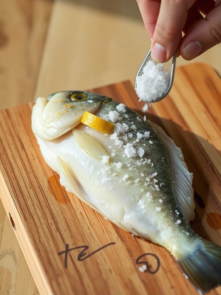 Seasoning fresh fish